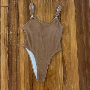 Tan/Brown Amazon Swimsuit